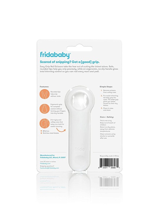 Fridababy Easy Grip Nail Scissors image number 6